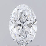 0.50ct Oval Lab Grown Diamond (Colour D, Clarity VVS1, Cut EX, IGI Certified)