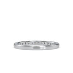 Round Embed Wedding Band-Dileti