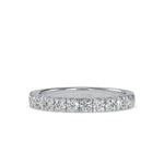 Round Square Prong Wedding Band-Dileti