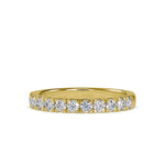 Round Square Prong Wedding Band-Dileti