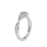 Helena Three Diamond Helix Ring-Dileti