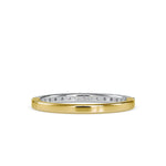 Round Duo Metal Wedding Band-Dileti