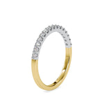 Round Duo Metal Wedding Band-Dileti