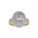 Eniko Oval Diamond Bouquet Ring-Dileti