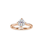 Emilia Eclectic Round Solitaire Ring-Dileti