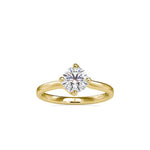 Emilia Eclectic Round Solitaire Ring-Dileti