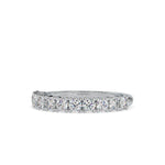 Round Prong Set Wedding Band-Dileti