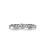 Round Prong Set Wedding Band-Dileti