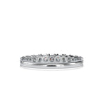 Round Prong Set Wedding Band-Dileti