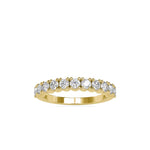 Round Prong Set Wedding Band-Dileti