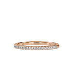 Round Embed Anniversary Ring-Dileti