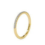 Round Embed Anniversary Ring-Dileti