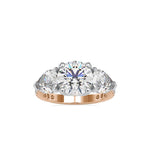 Tove Pear Twist Radiance Ring-Dileti