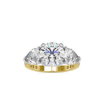 Tove Pear Twist Radiance Ring-Dileti