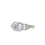 Tove Pear Twist Radiance Ring-Dileti