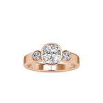 Callie Cushion Harmony Circlet Ring-Dileti