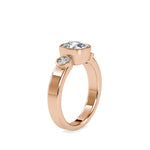 Callie Cushion Harmony Circlet Ring-Dileti
