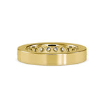 Round Channel Set Wedding Band-Dileti