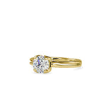 Belinda Petal Twist Circlet Ring-Dileti
