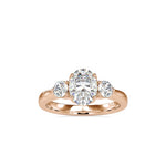 Isla Serenity Oval Cascade Ring-Dileti