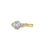 Isla Serenity Oval Cascade Ring-Dileti