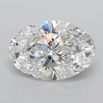 1.50ct Oval Lab Grown Diamond (Colour D, Clarity FL, IGI Certified)