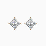Kate Solitaire Princess Earrings-Dileti