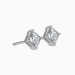Kate Solitaire Princess Earrings-Dileti