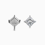 Kate Solitaire Princess Earrings-Dileti