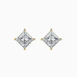 Kate Solitaire Princess Earrings-Dileti
