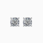 Claire Solitaire Cushion Earrings-Dileti