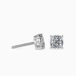 Claire Solitaire Cushion Earrings-Dileti