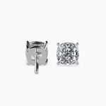 Claire Solitaire Cushion Earrings-Dileti