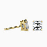 Giulia Solitaire Asscher Earrings-Dileti