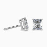Jacqueline Solitaire Radiant Earrings-Dileti