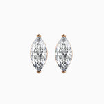 Charlotte Solitaire Marquise Earrings-Dileti