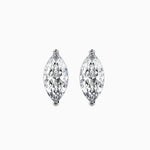 Charlotte Solitaire Marquise Earrings-Dileti