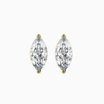Charlotte Solitaire Marquise Earrings-Dileti