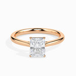 Larissa Solitaire Radiant Ring-Dileti