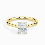 Larissa Solitaire Radiant Ring-Dileti