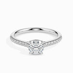 Pave Cushion Setting