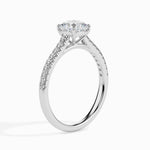 Pave Cushion Setting