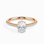 Pave Oval Setting