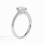 Pave Oval Setting