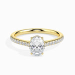 Pave Oval Setting