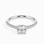 Pave Asscher Setting