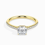 Pave Asscher Setting