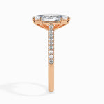 Mimi Solitaire Pave Marquise Ring-Dileti
