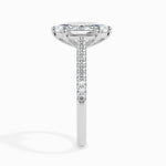 Mimi Solitaire Pave Marquise Ring-Dileti