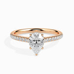 Pave Pear Setting
